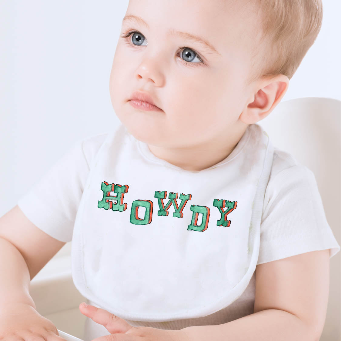 Howdy Baby Bib