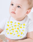 Lemon Collage Baby Bib