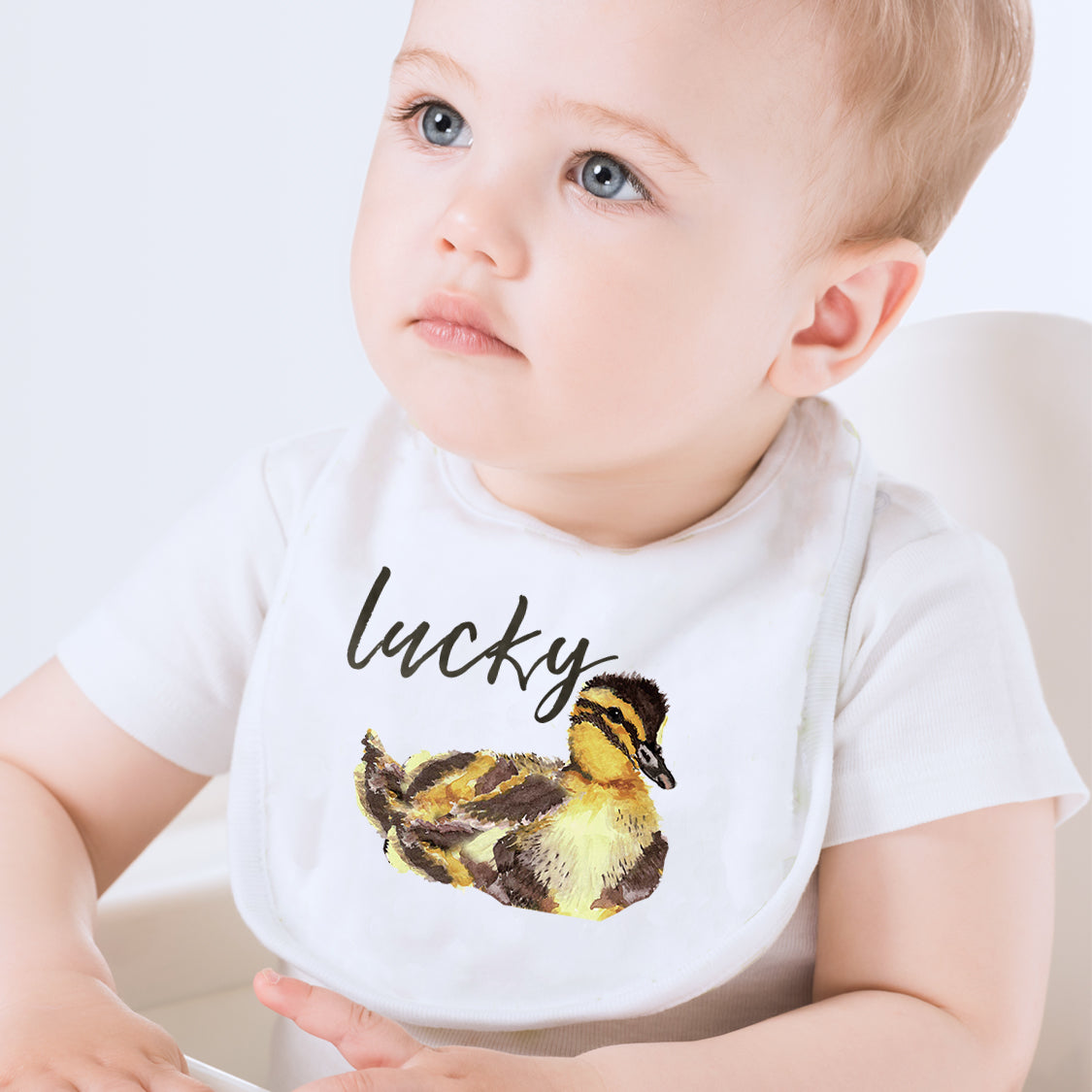 Lucky Duck Baby Bib