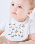 Llama Collage Baby Bib
