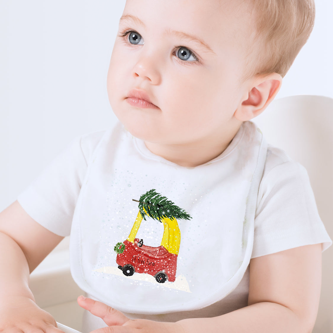 Lil' Tree Farm Baby Bib