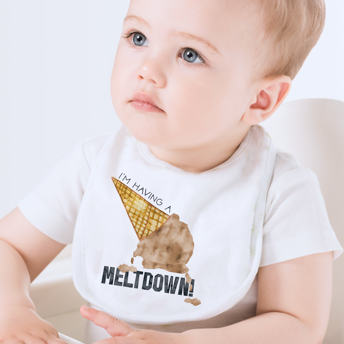 Having a Meltdown Baby Bib