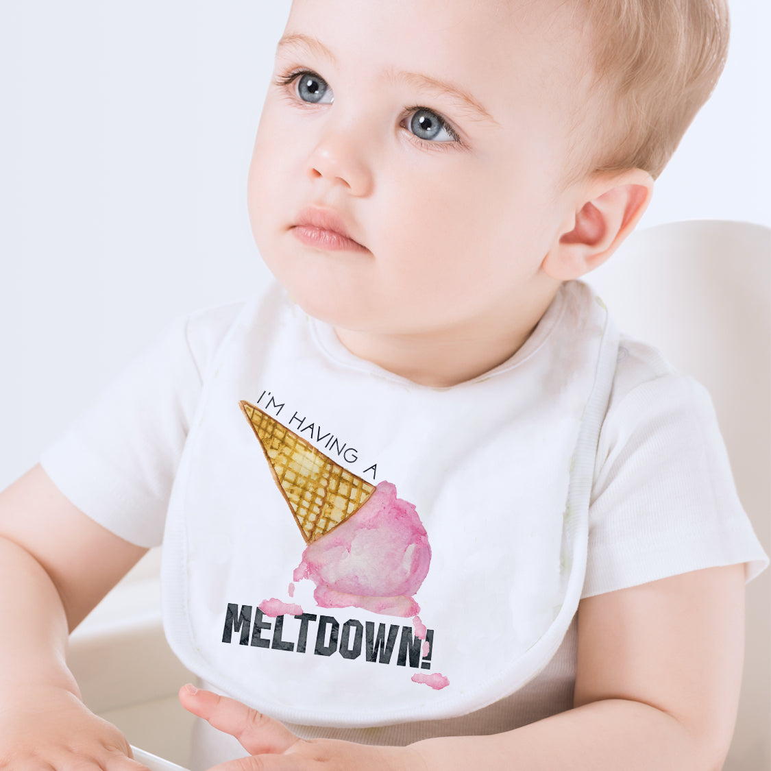 Having a Meltdown Baby Bib