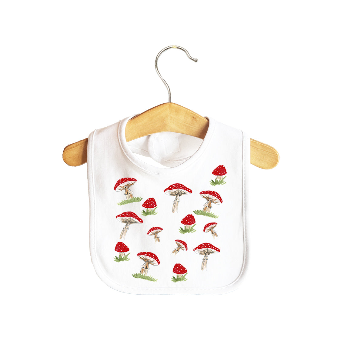 Mushrooms Baby Bib