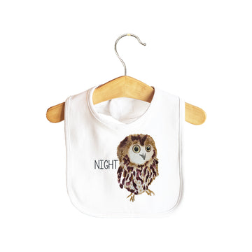 Night Owl Baby Bib