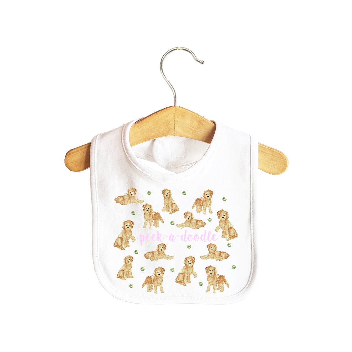 Peek-a-doodle Baby Bib