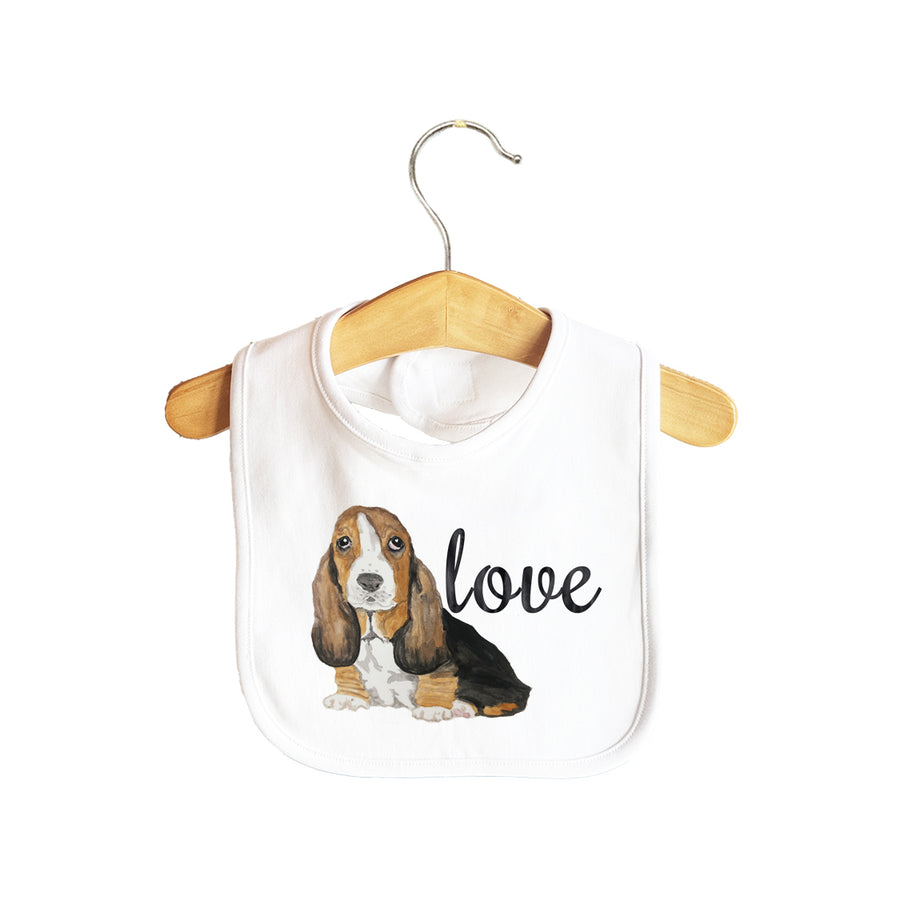 Puppy Love Baby Bib