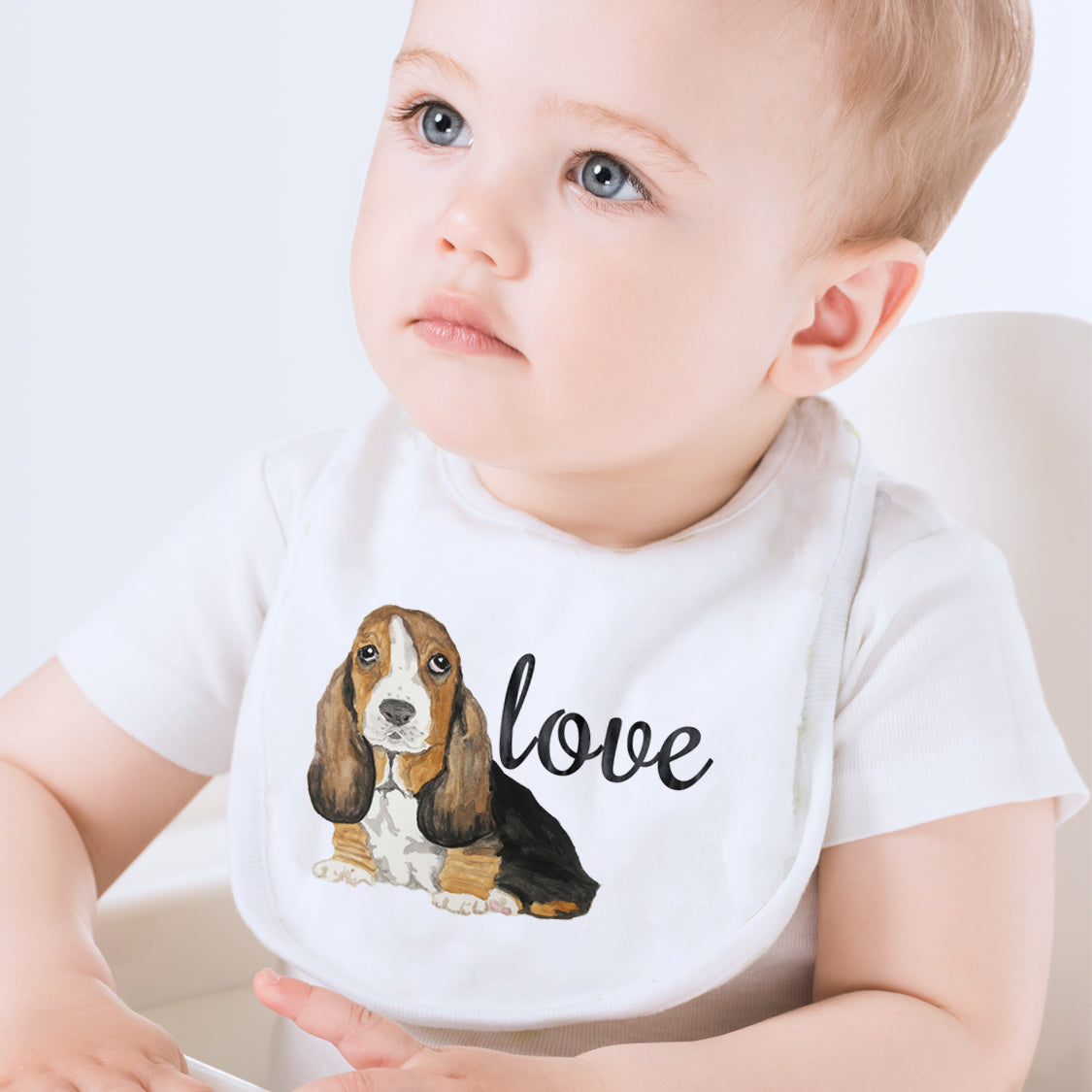 Puppy Love Baby Bib