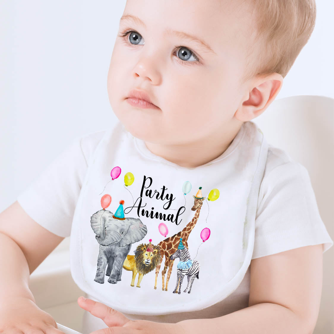 Party Animal Baby Bib