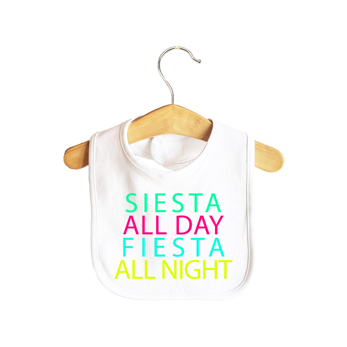 Siesta All Day Fiesta All Night Baby Bib