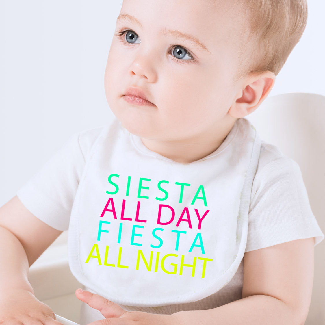 Siesta All Day Fiesta All Night Baby Bib