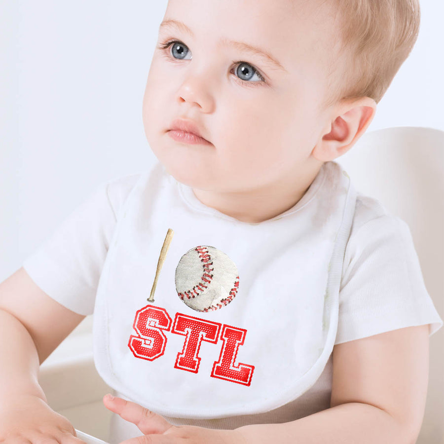 St. Louis Baseball Baby Bib