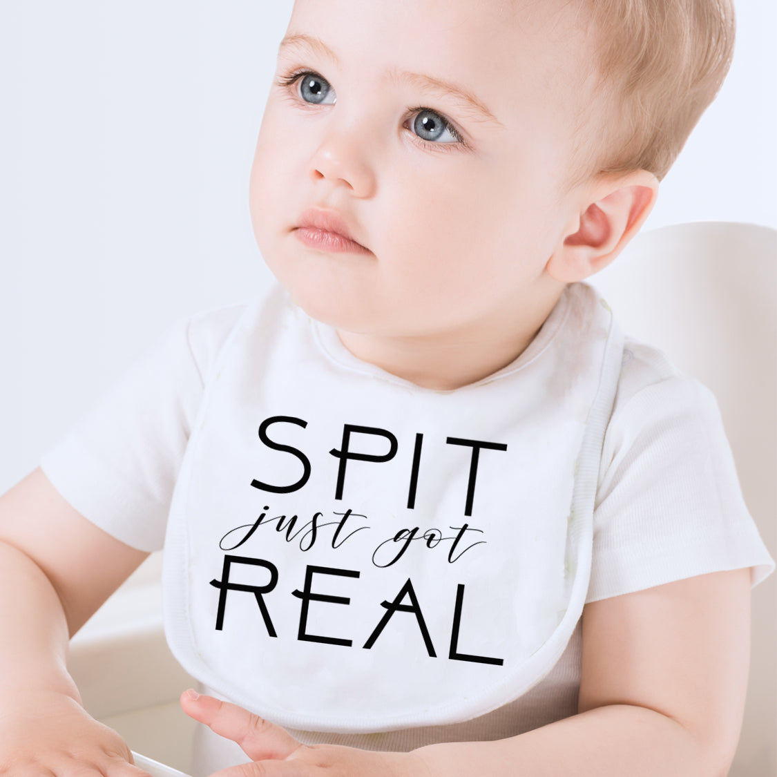 Spit Just Got Real Baby Bib