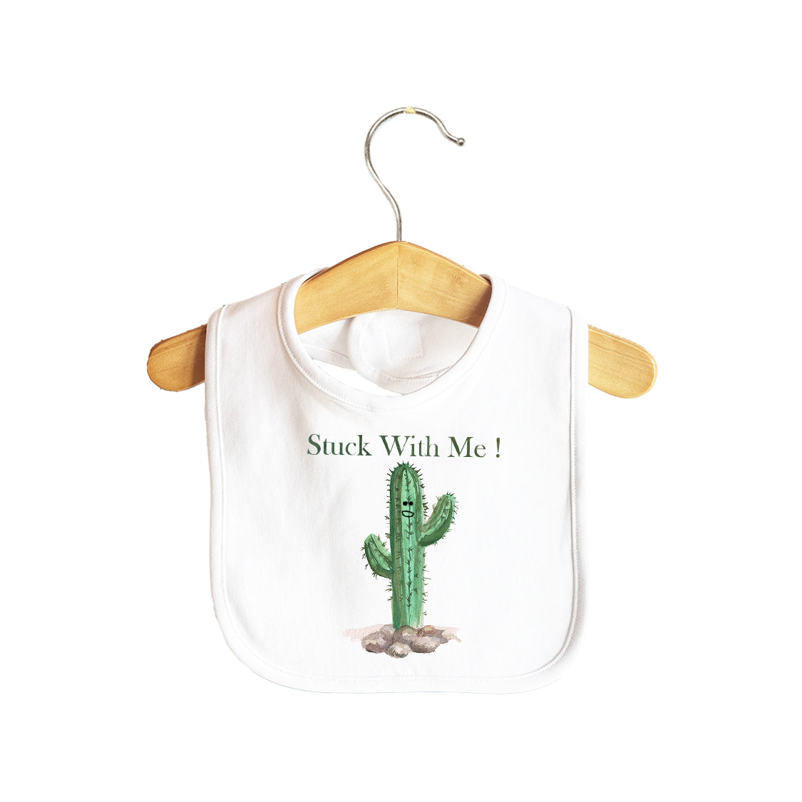 Stuck With Me! Baby Bib