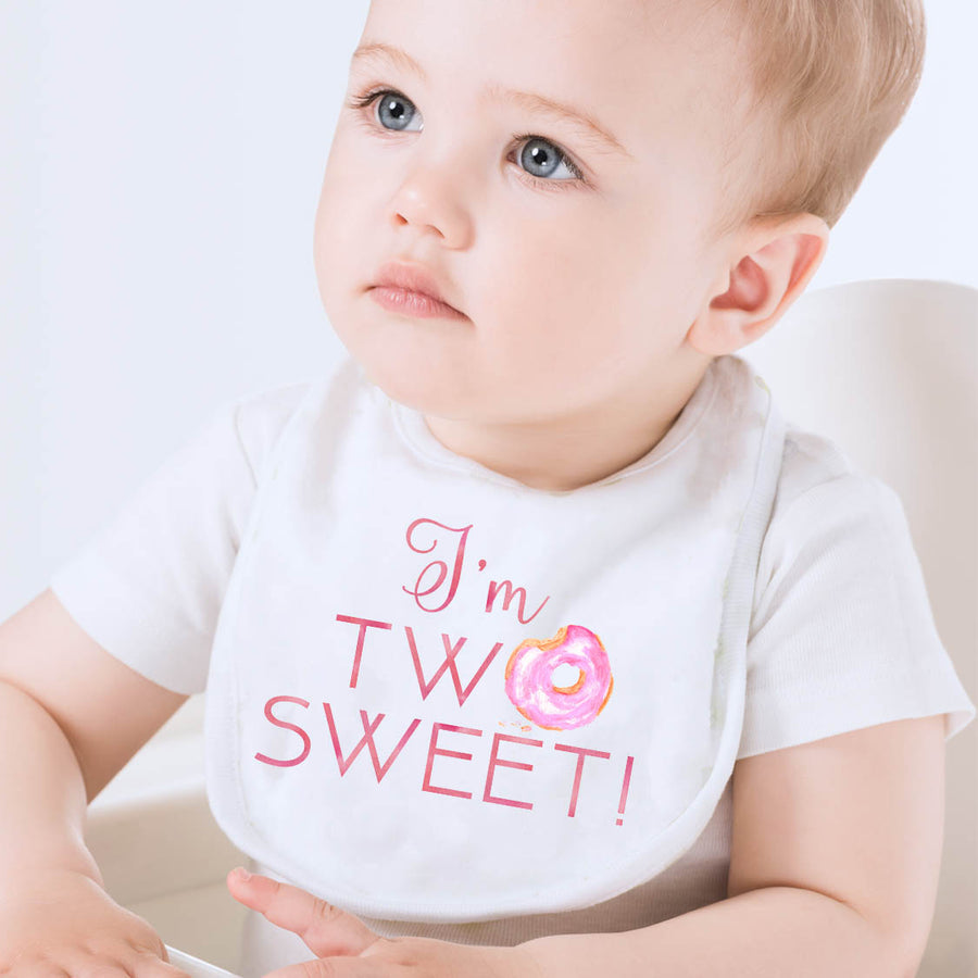 I'm Two Sweet Baby Bib