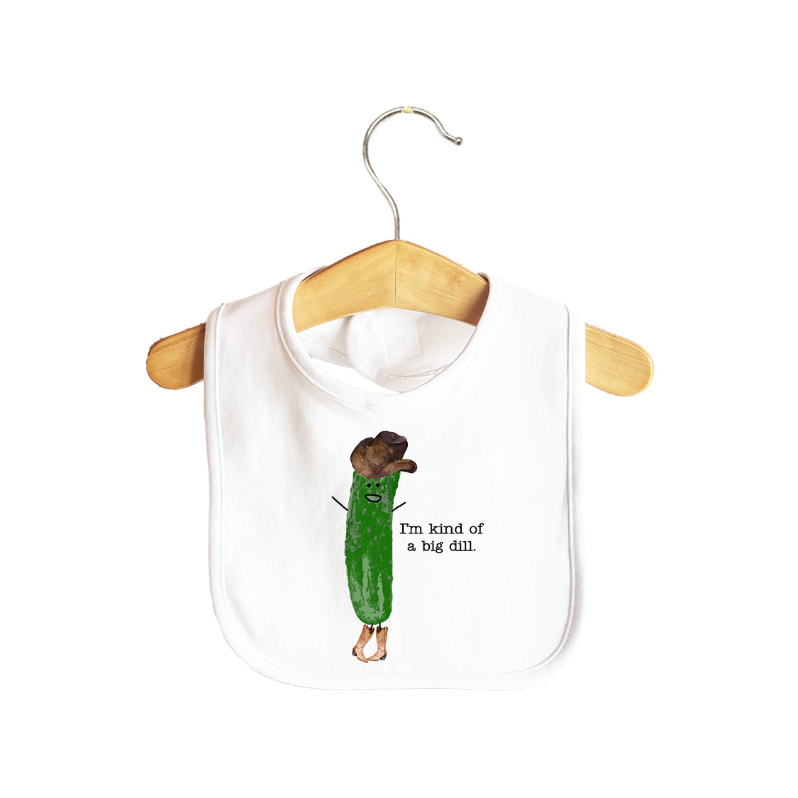 Western Big Dill Baby Bib