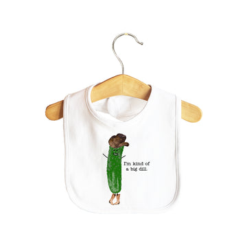 Western Big Dill Baby Bib