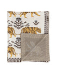 Tiger Cotton Knit Baby Blanket