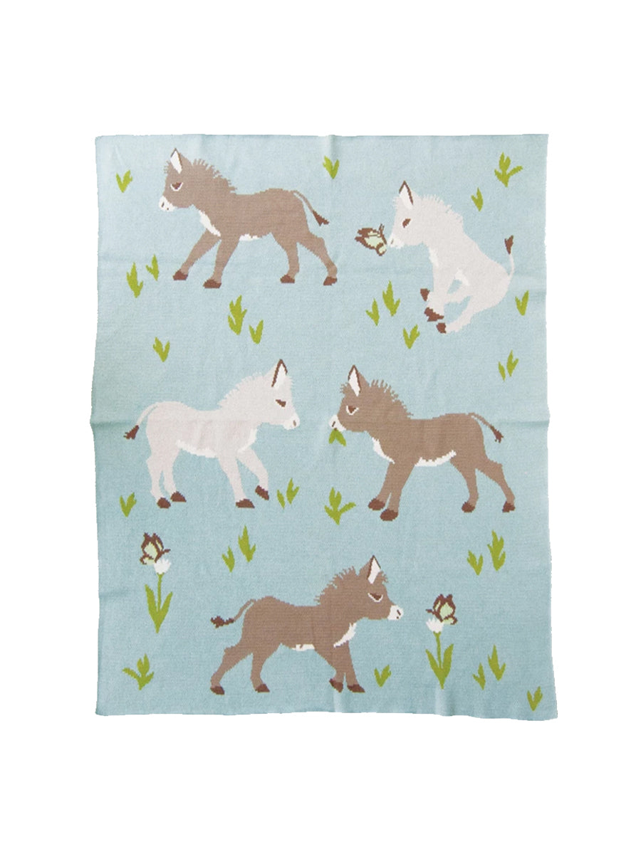 Donkeys Baby Blanket