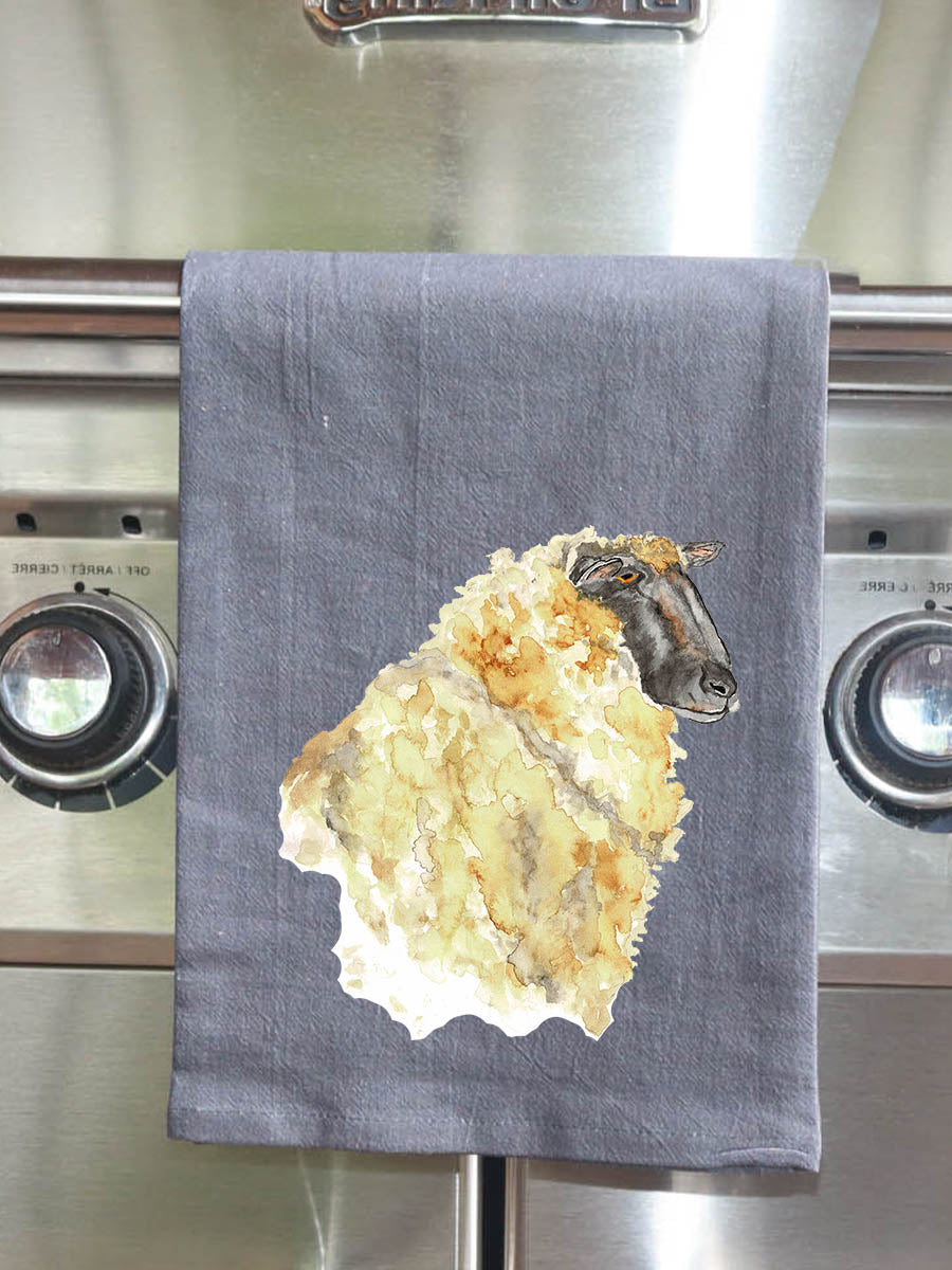 Sheep Head Black Kitchen Towel (LIMITED QUANTITES!)