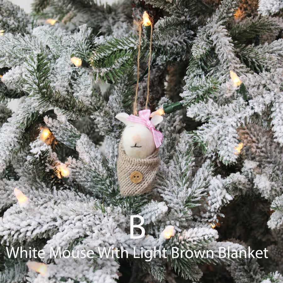 Baby Mouse Ornament Perzonalized
