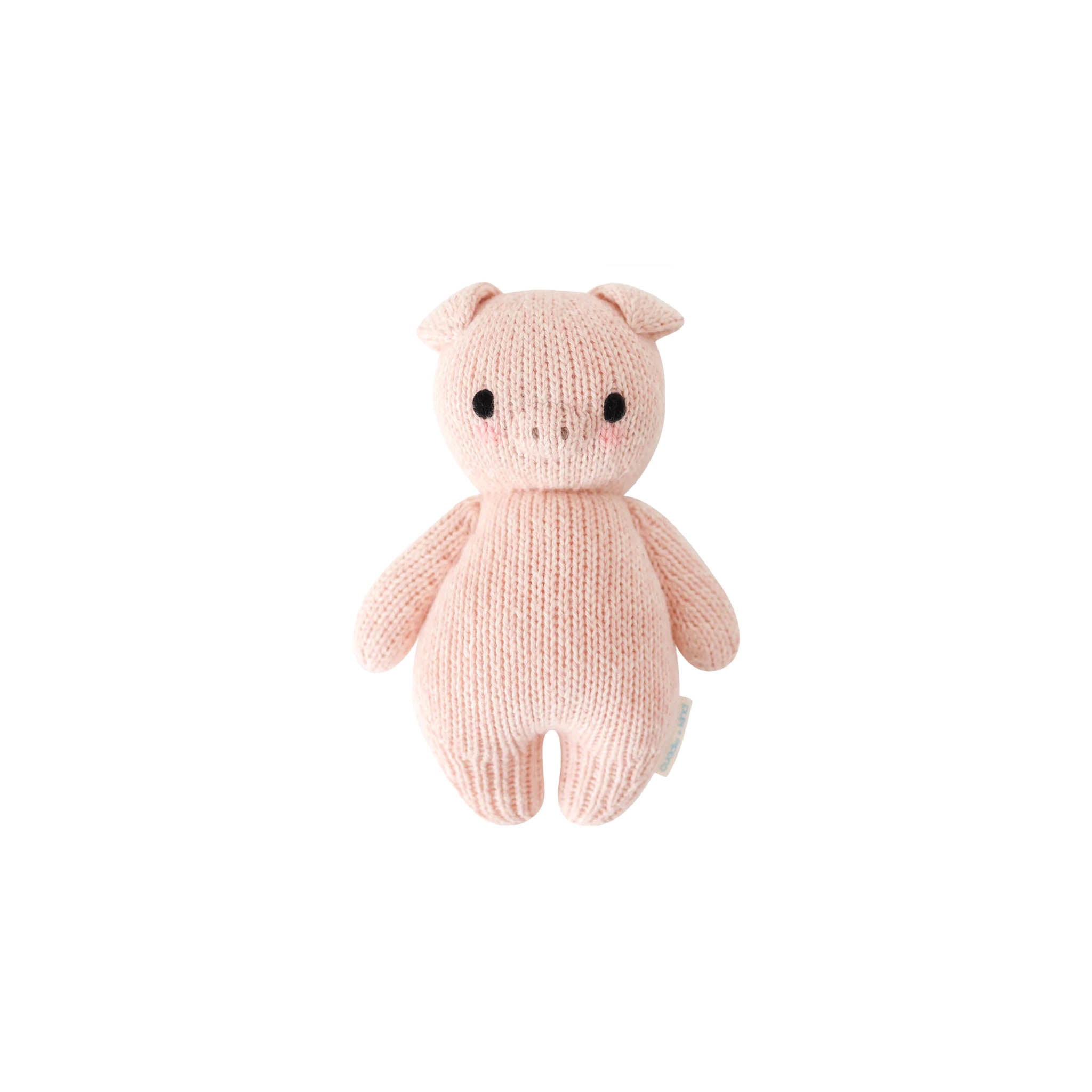 Baby Piglet- Hand Knit Cuddle + Kind Doll