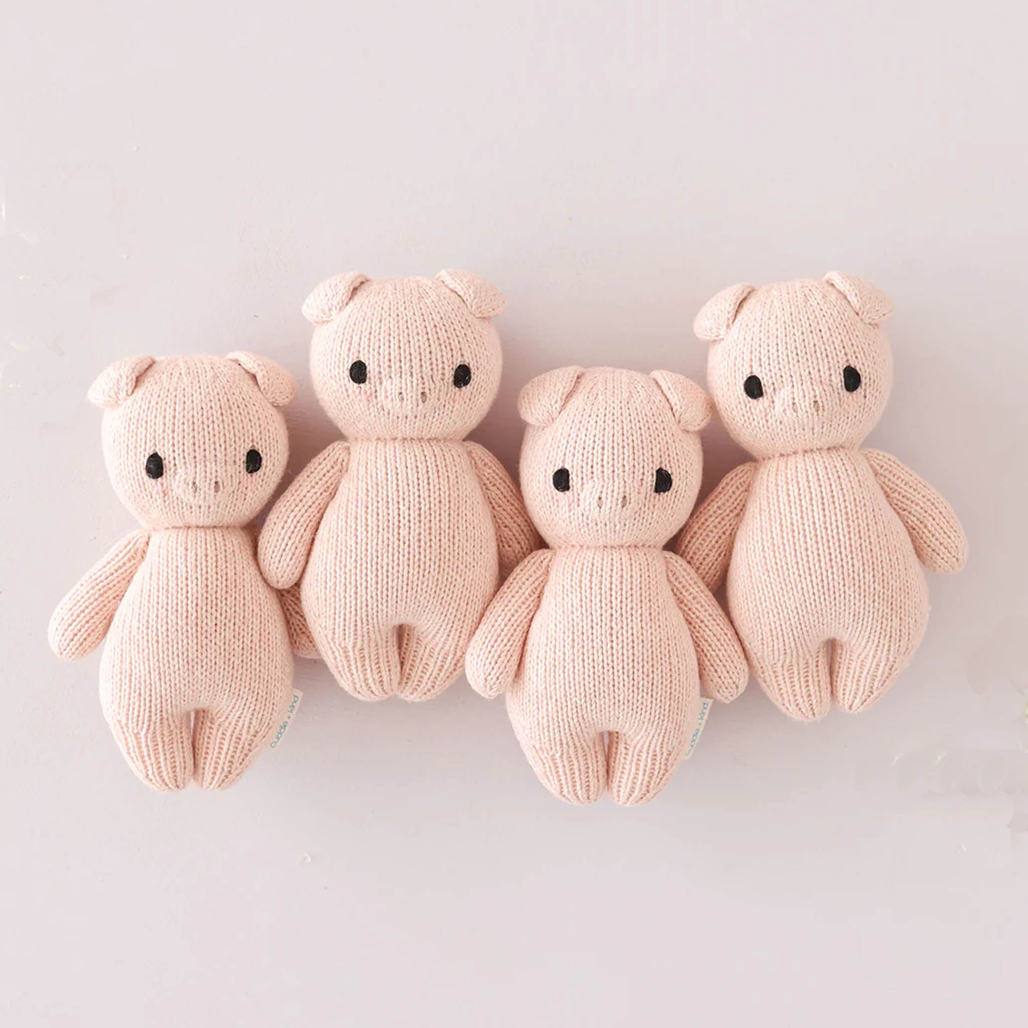 Baby Piglet- Hand Knit Cuddle + Kind Doll