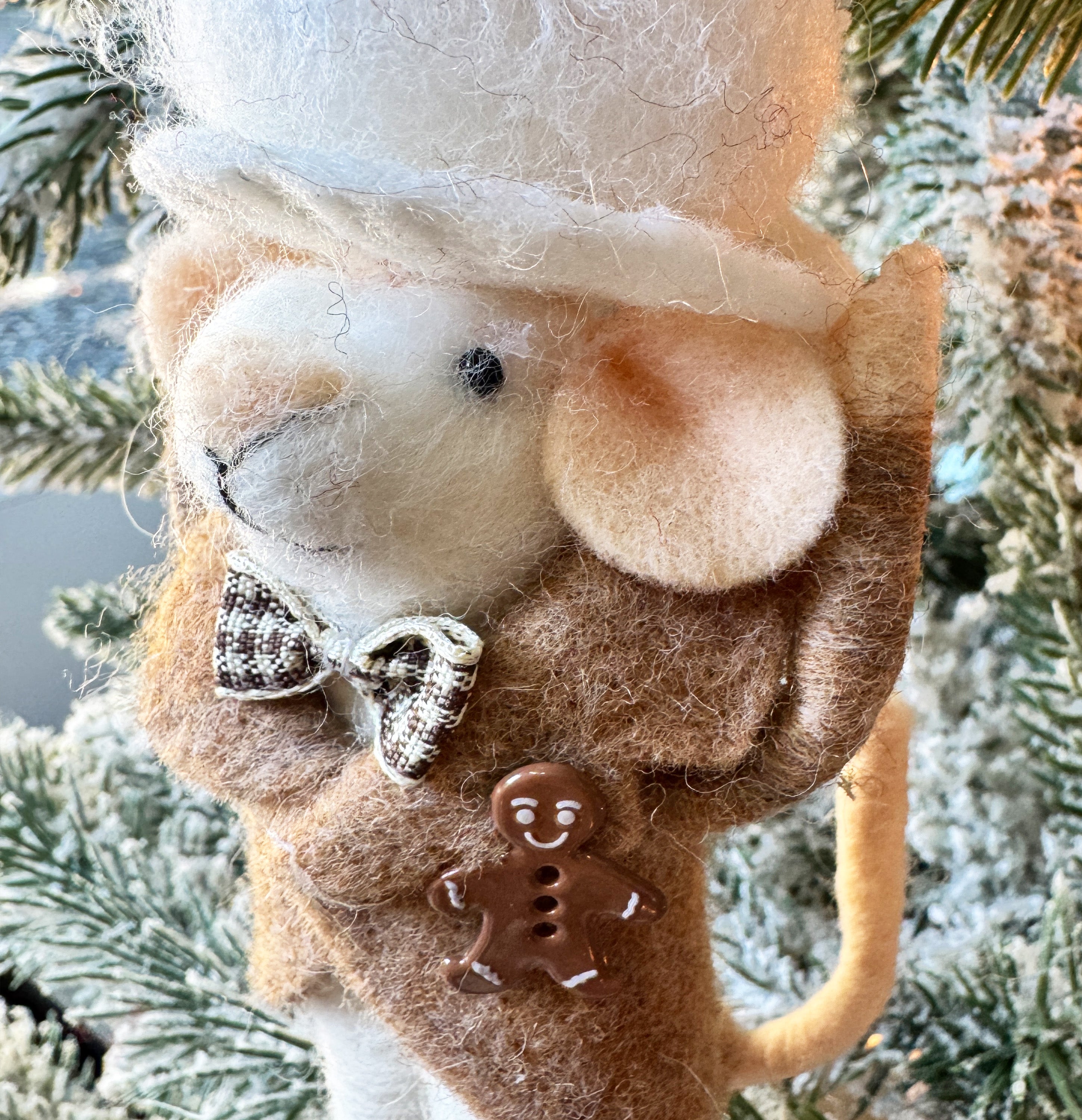 Baker Gingerbread Mouse Ornament