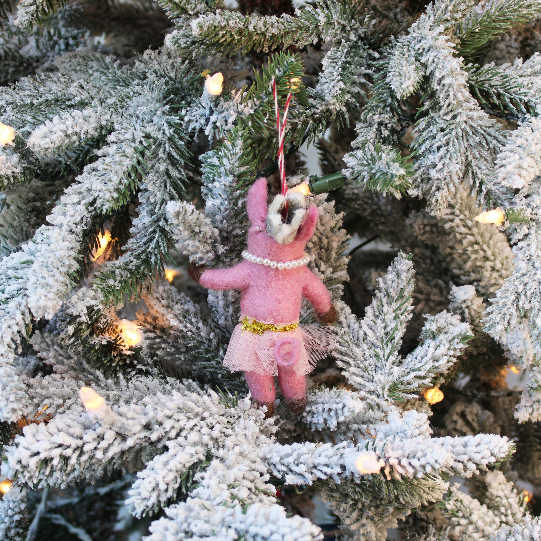 Princess Pig Ballerina Ornament