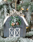 Christmas Barn Ornament