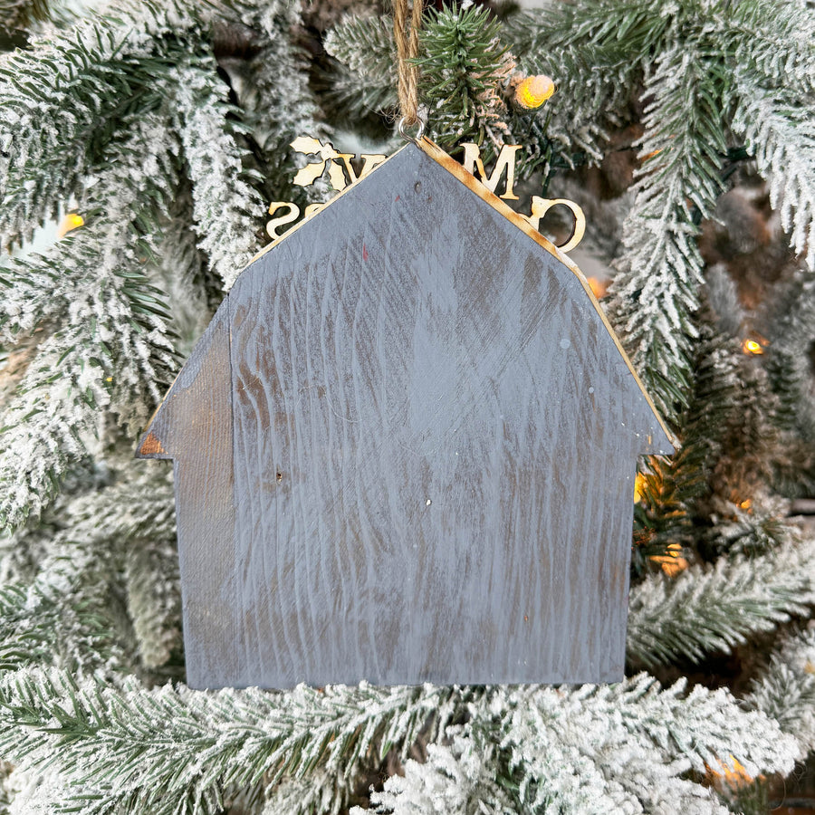 Christmas Barn Ornament