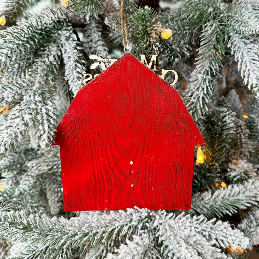 Christmas Barn Ornament