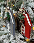 Christmas Barn Ornament