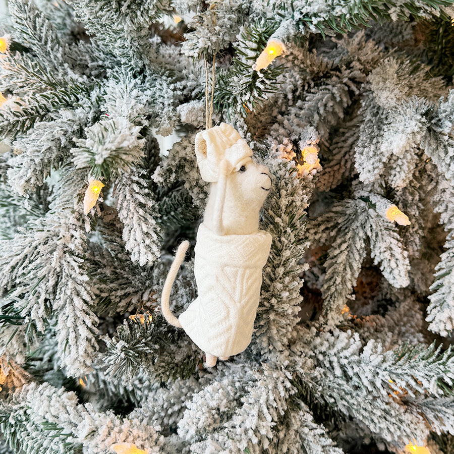 Bedtime Mouse Ornament