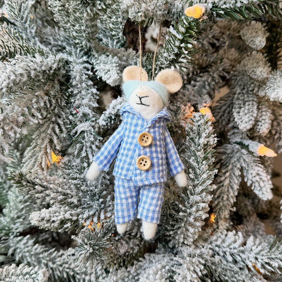 Bedtime Mouse Ornament