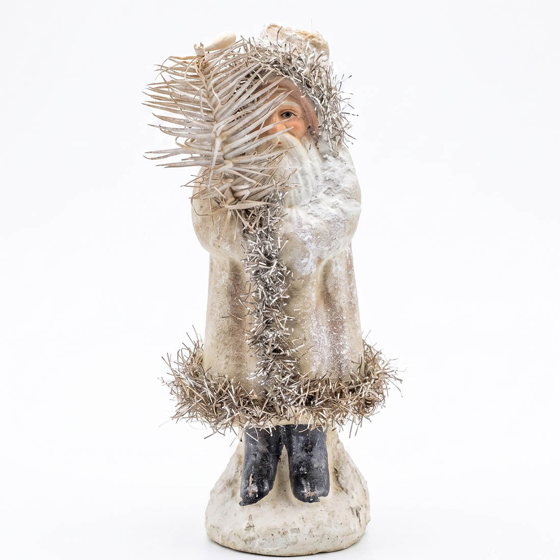 Velvet Belsnickle Santa Ornament