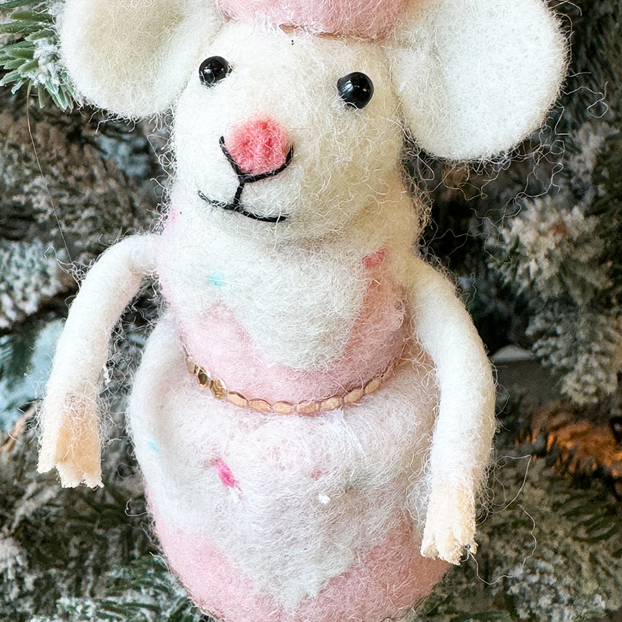 Birthday Cake Mouse Ornament