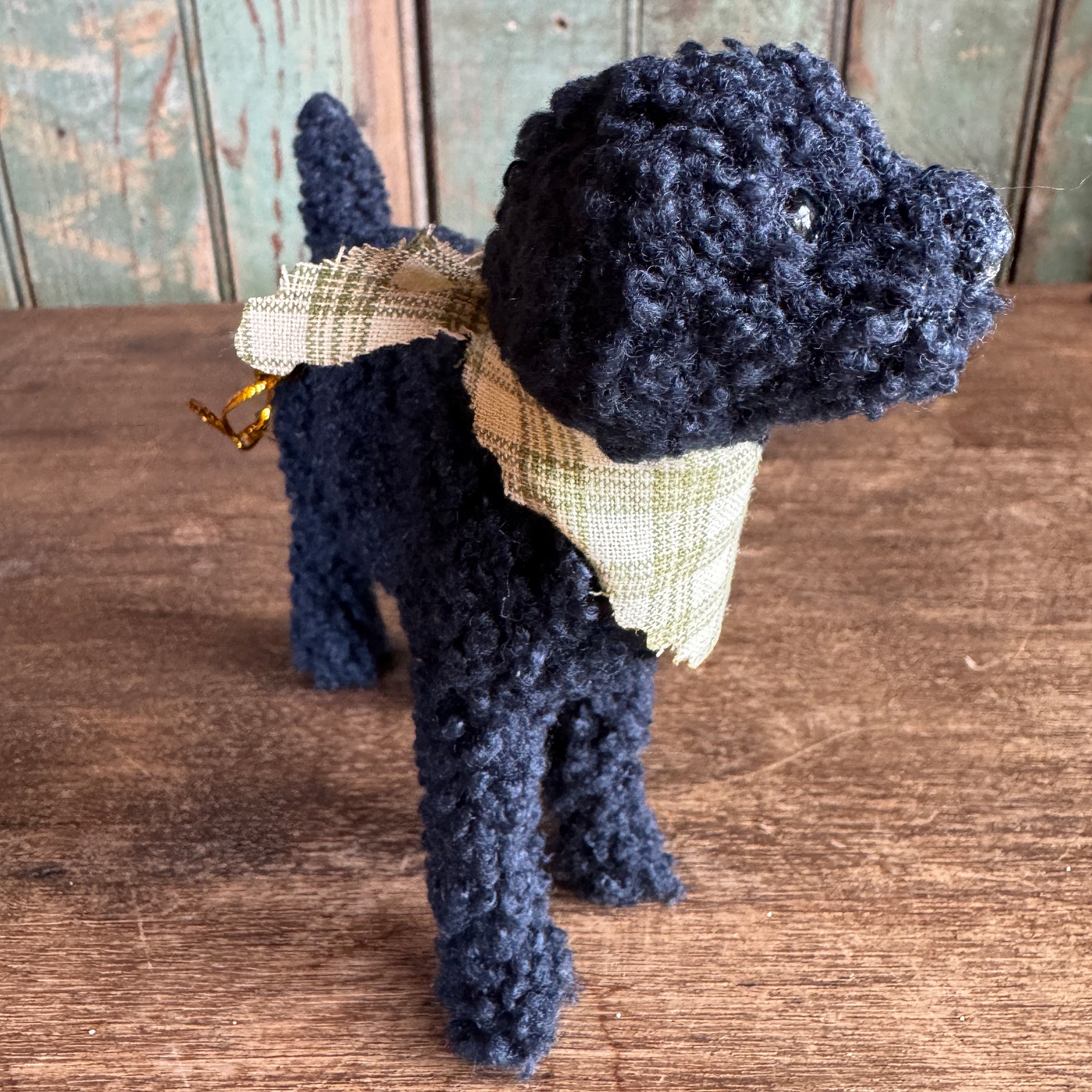 Goldendoodle With Bandana Ornament