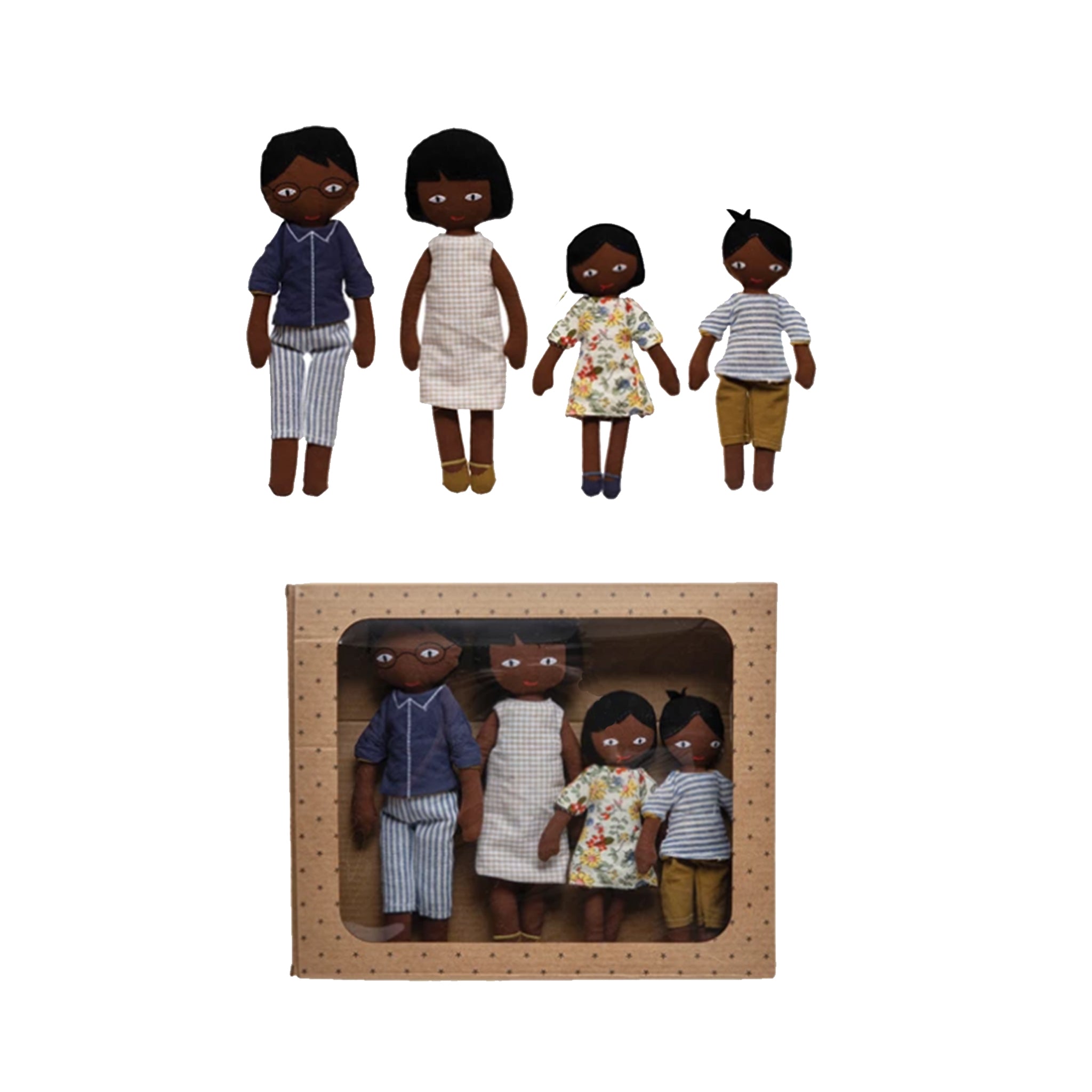 Family - Boxed set of 4 - Reversible Clothing