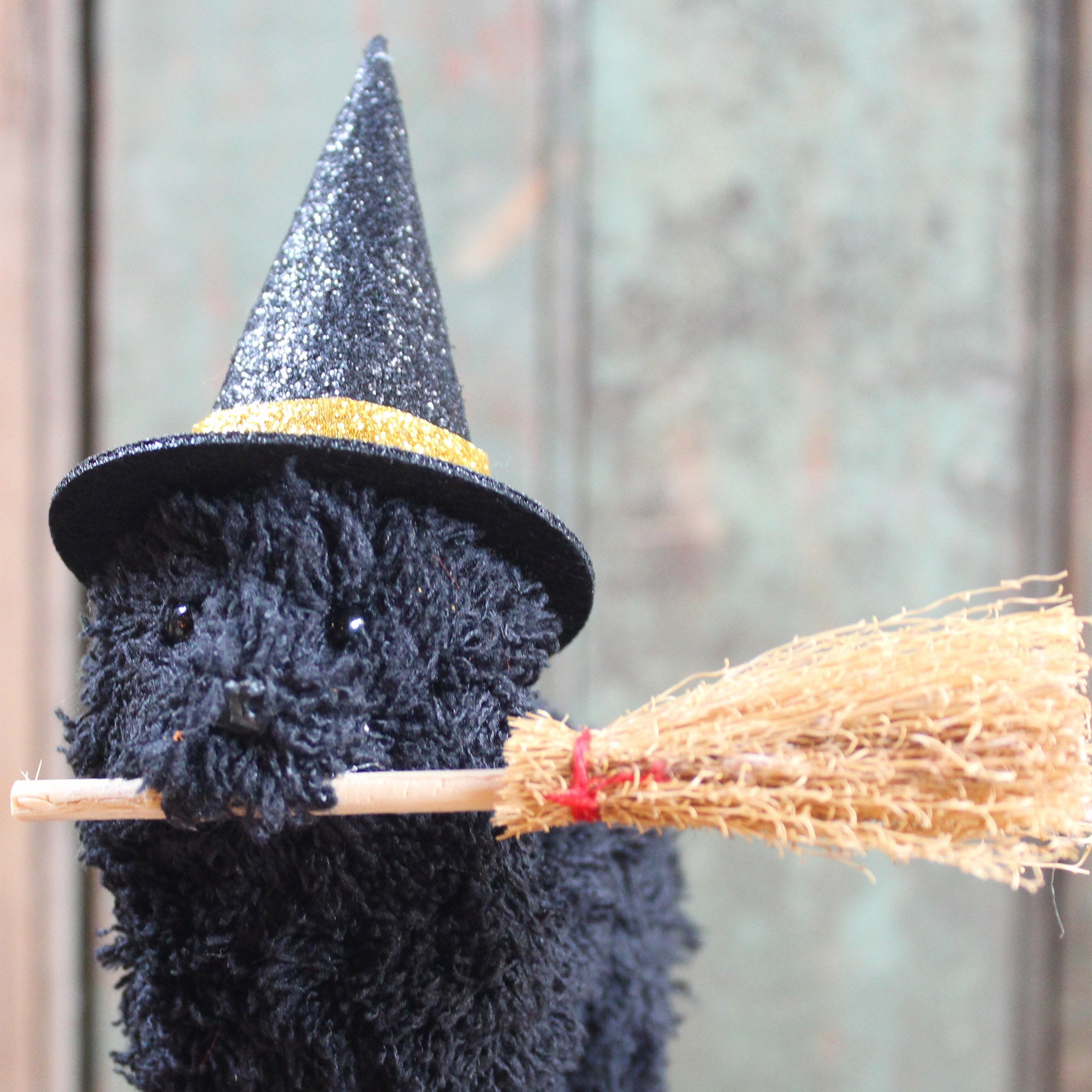 Spooky Halloween Doodle Dog Ornament