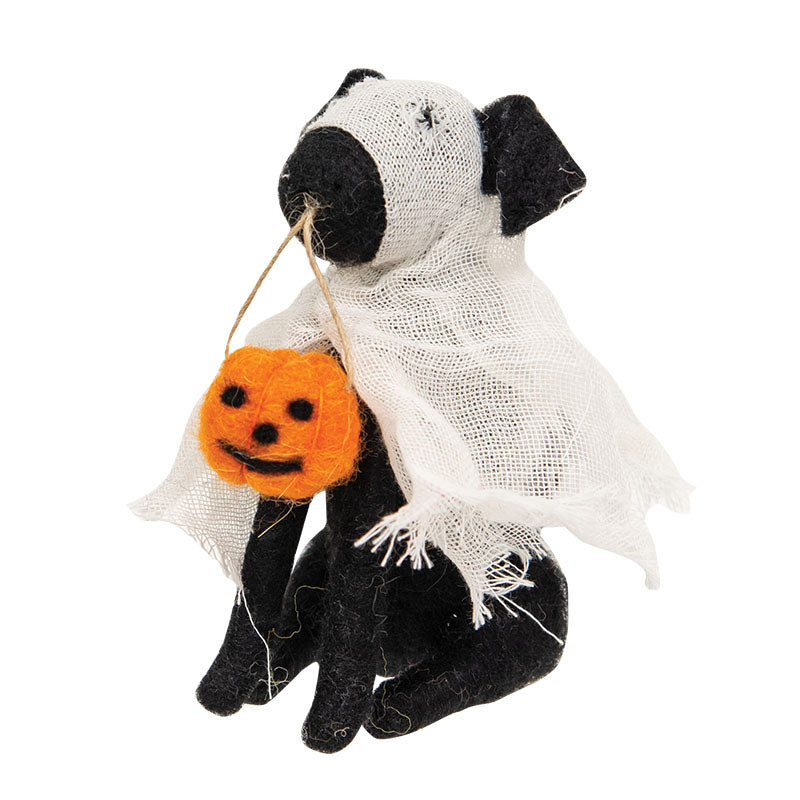 Spooky Pup Costume Halloween Ornament