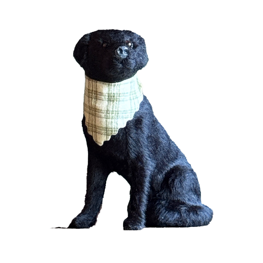 Sitting Labrador Retriever With Bandana Ornament - Wholesale Case