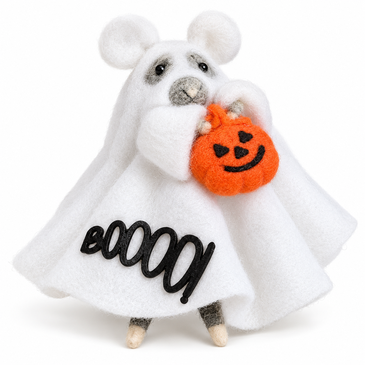 Ghost Mouse Ornament