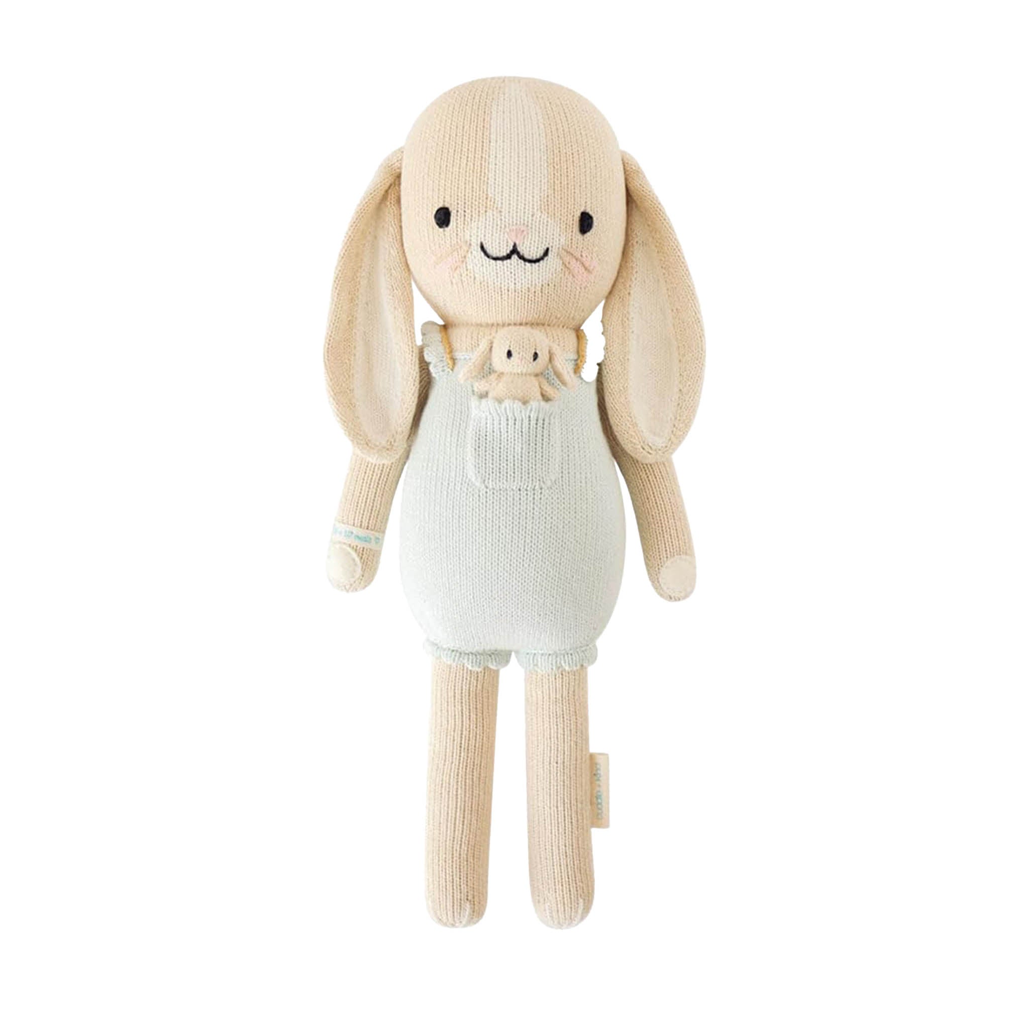 Briar The Bunny- Hand Knit Cuddle + Kind Doll with Personalized Bag