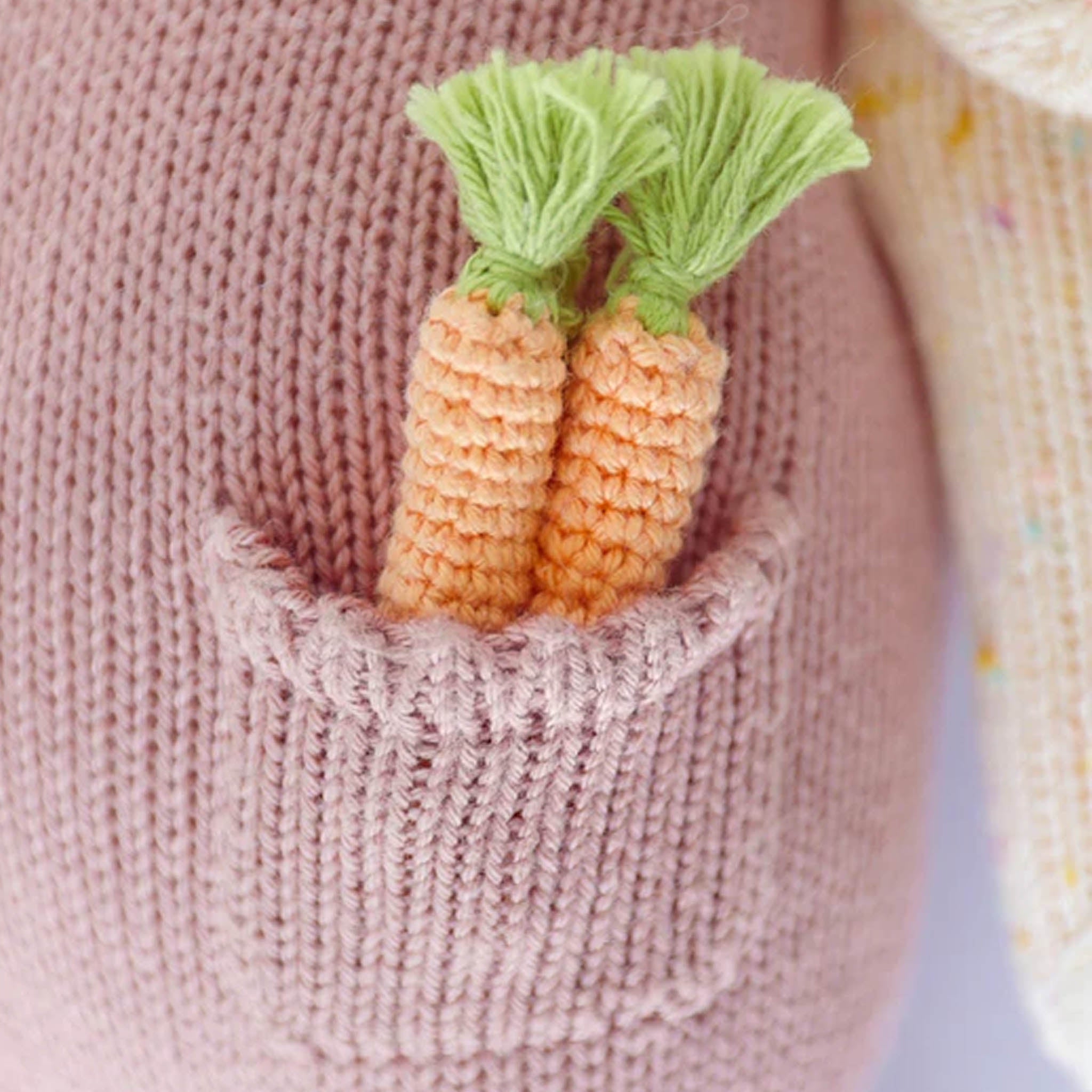 Harper The Bunny Hand Knit Cuddle + Kind Doll with Personalized Bag