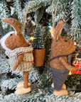 Bunny Christmas Ornaments
