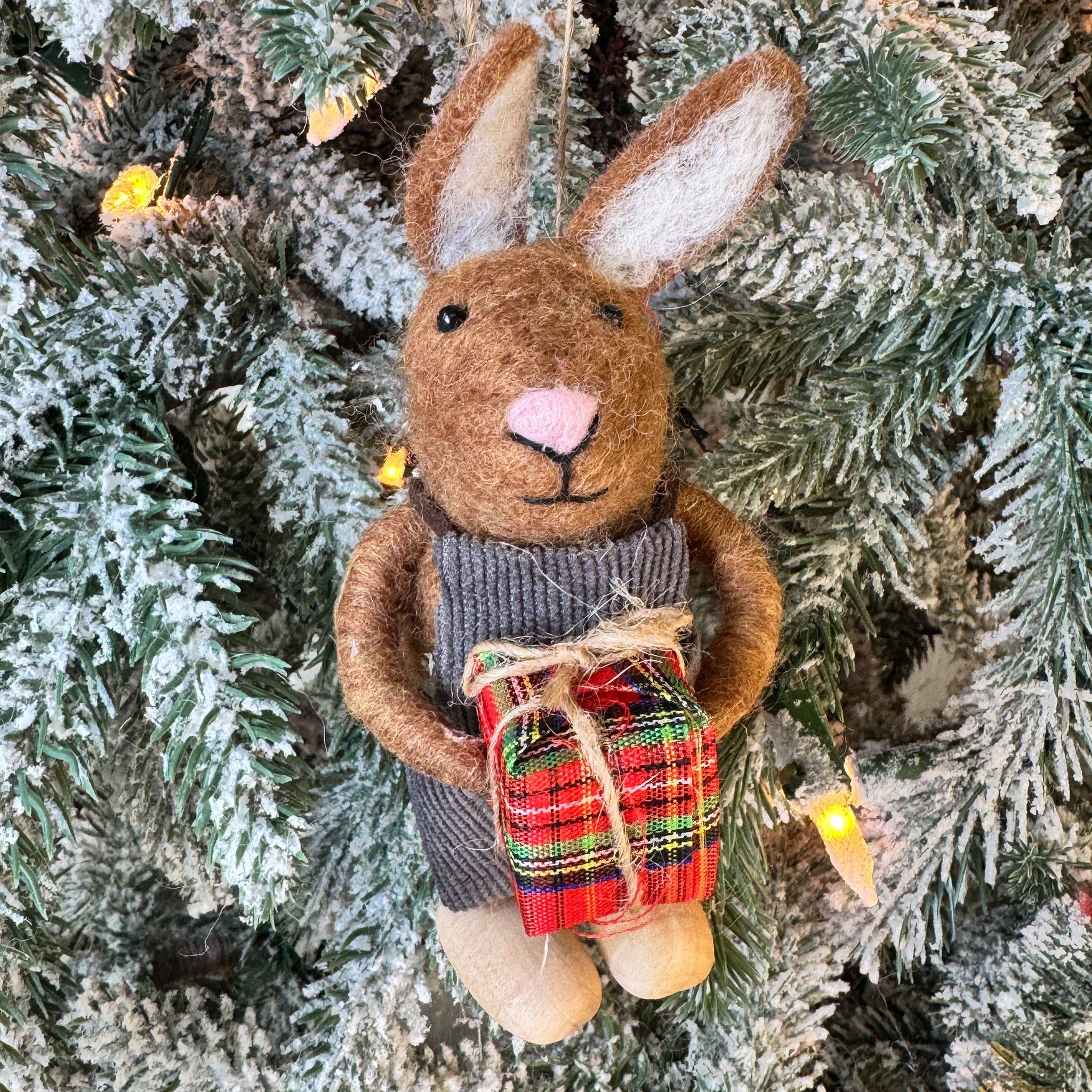 Bunny Christmas Ornaments