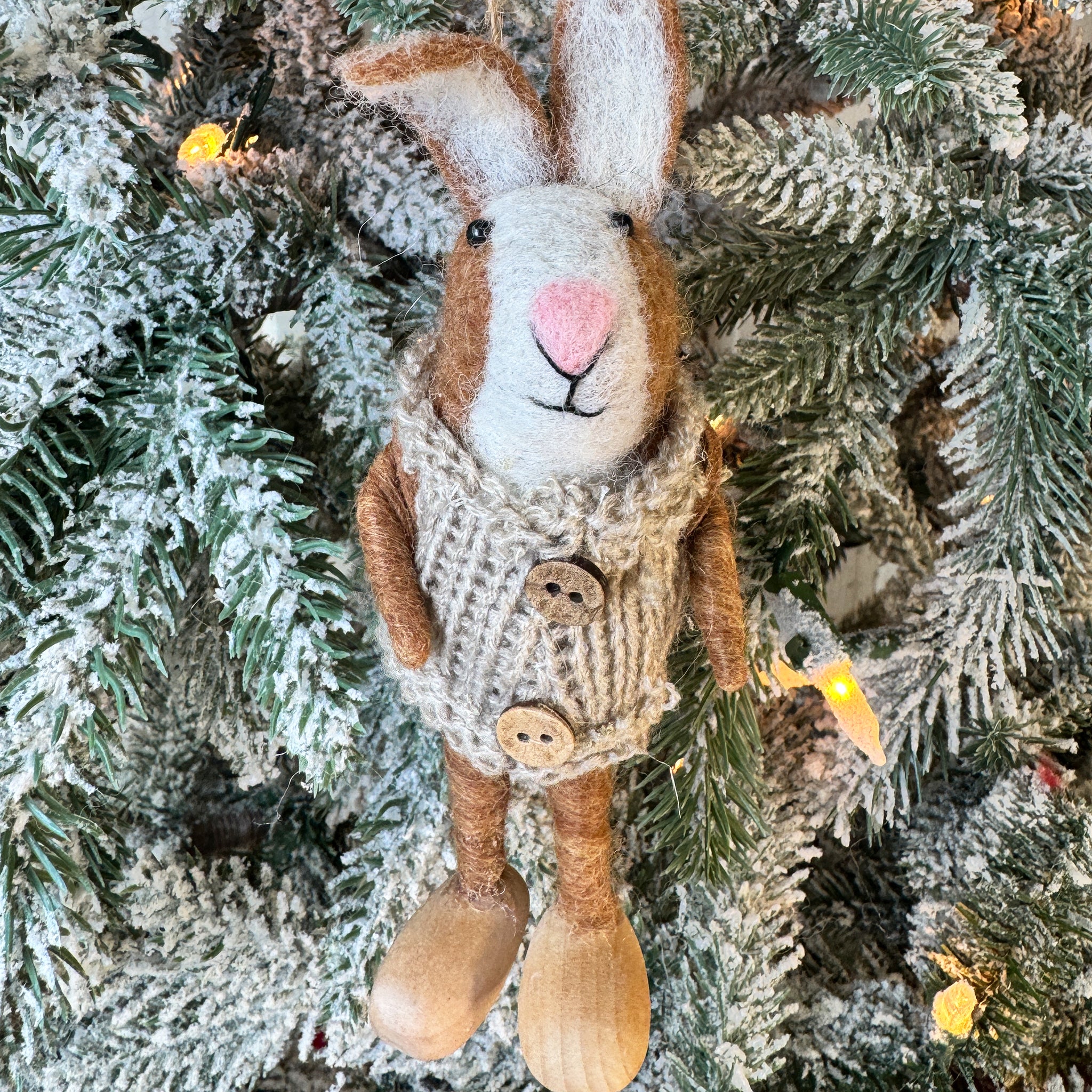 Bunny Christmas Ornaments