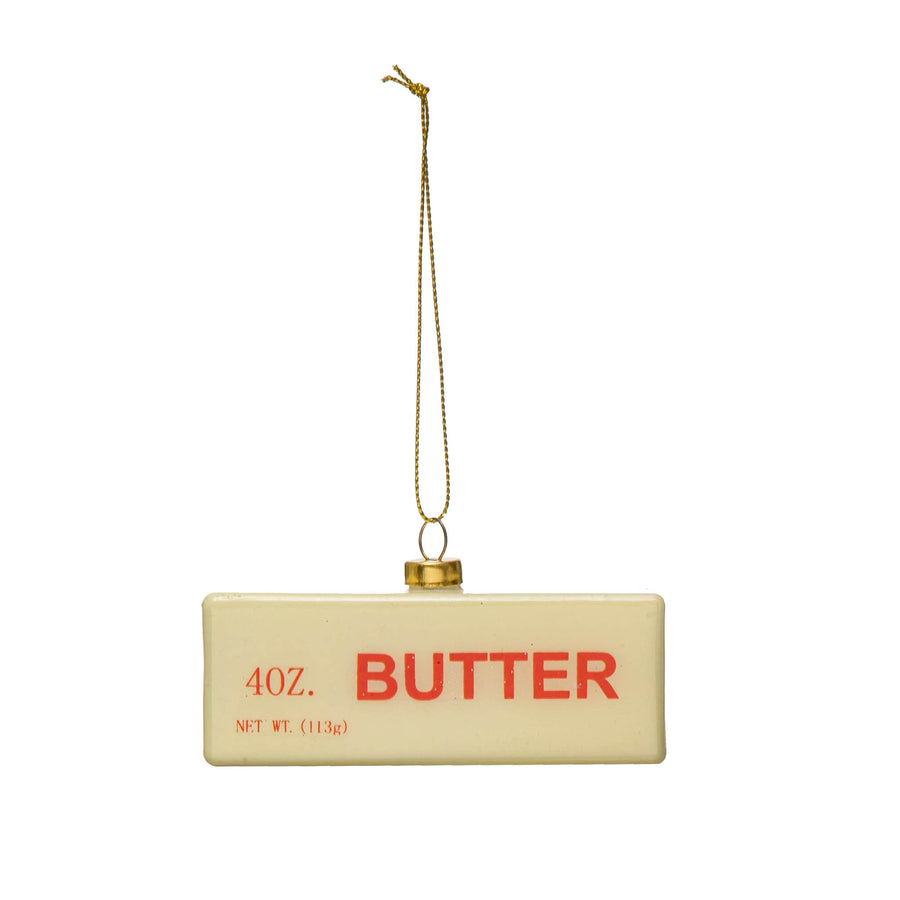 Glass Butter Ornament