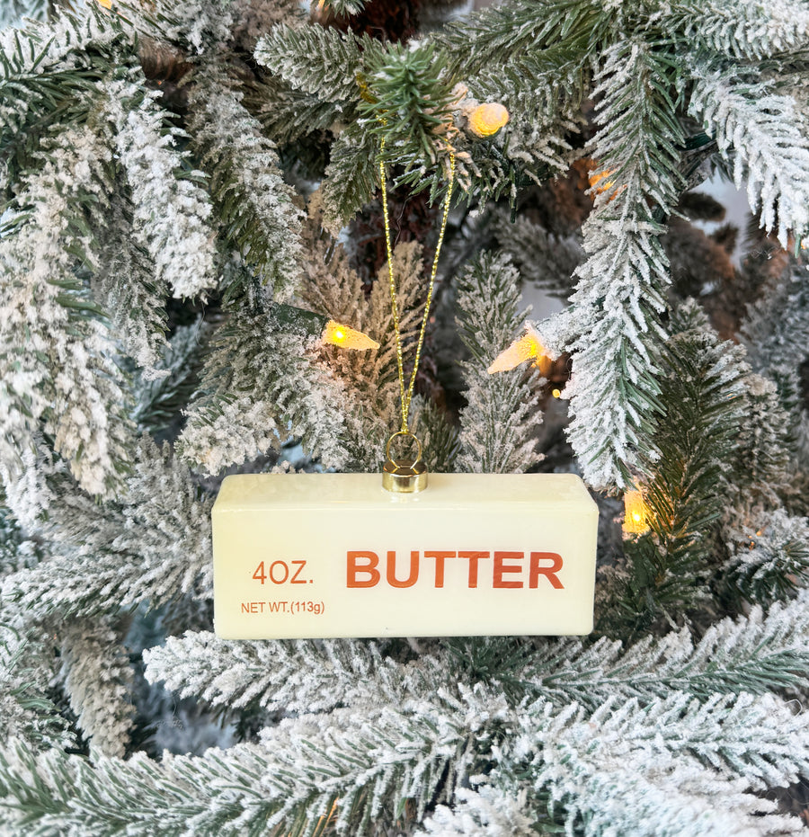 Glass Butter Ornament